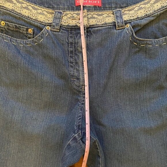 Apriori Denim Jeans with Lace Detail - Picture 6 of 12
